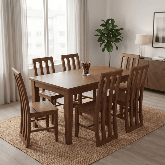 Table à Manger EVA (6 Chaises + Table)