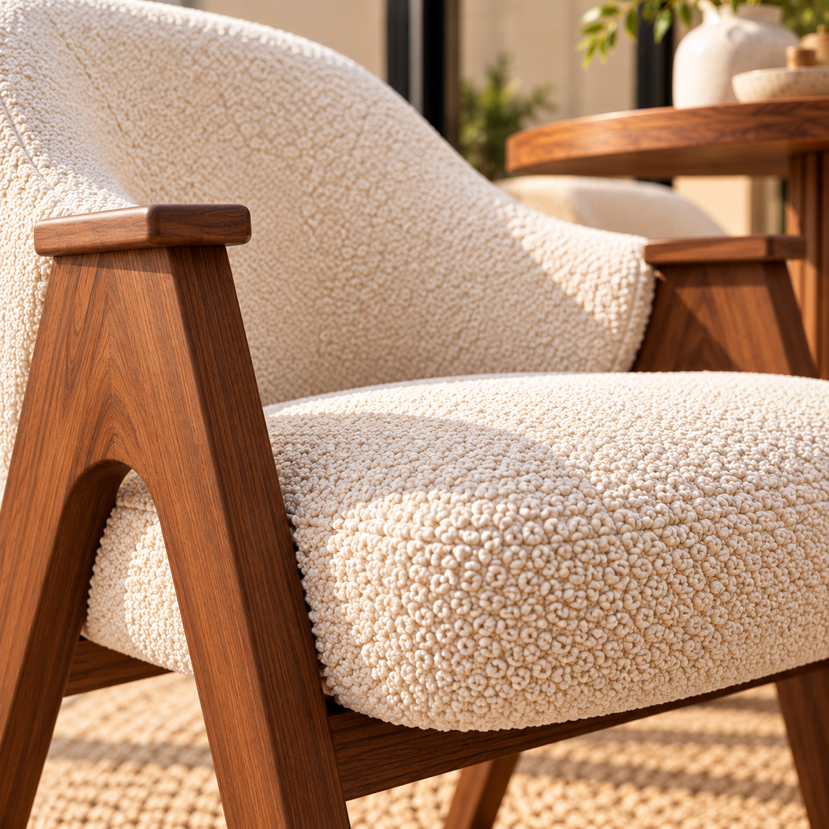 Table Bardage en Bois Massif Avec 4 Chaises
