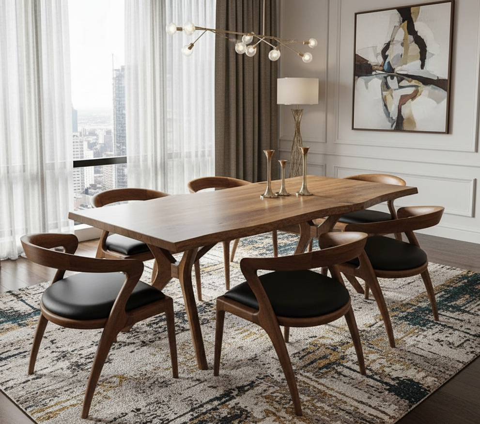 Salle à manger Noyer Luxe AM