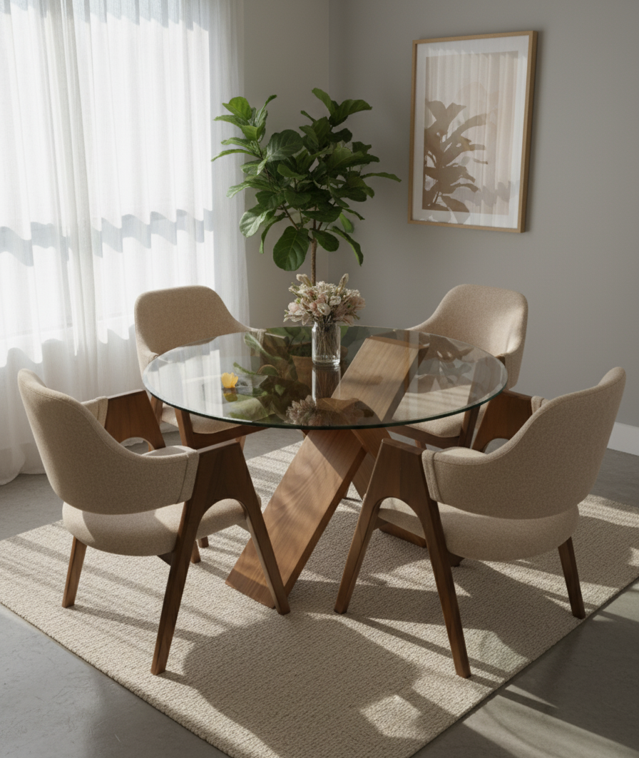 Pack AM Alpha S4 (4 Chaise + Table)