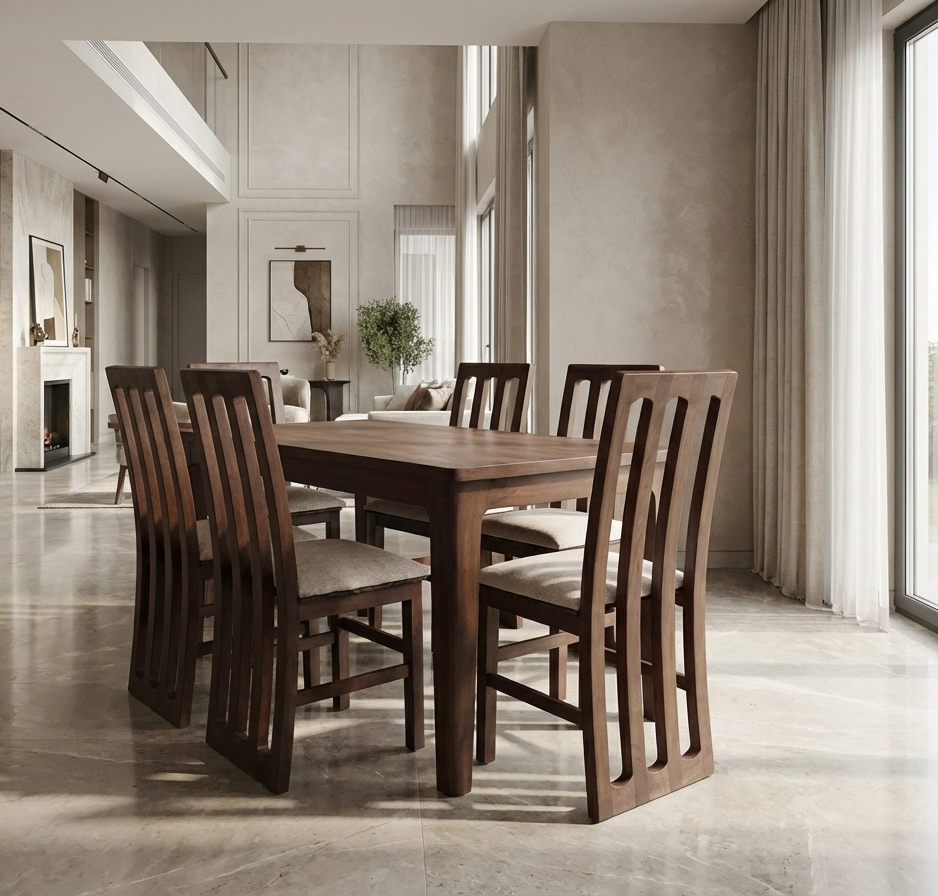 Table à Manger EVA AM (6 Chaises + Table)
