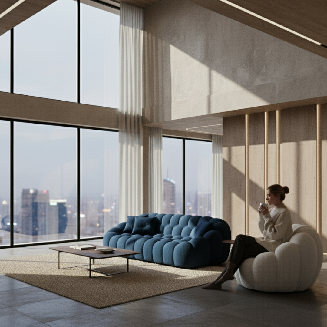 Salon 2 Canapés Luxe AM