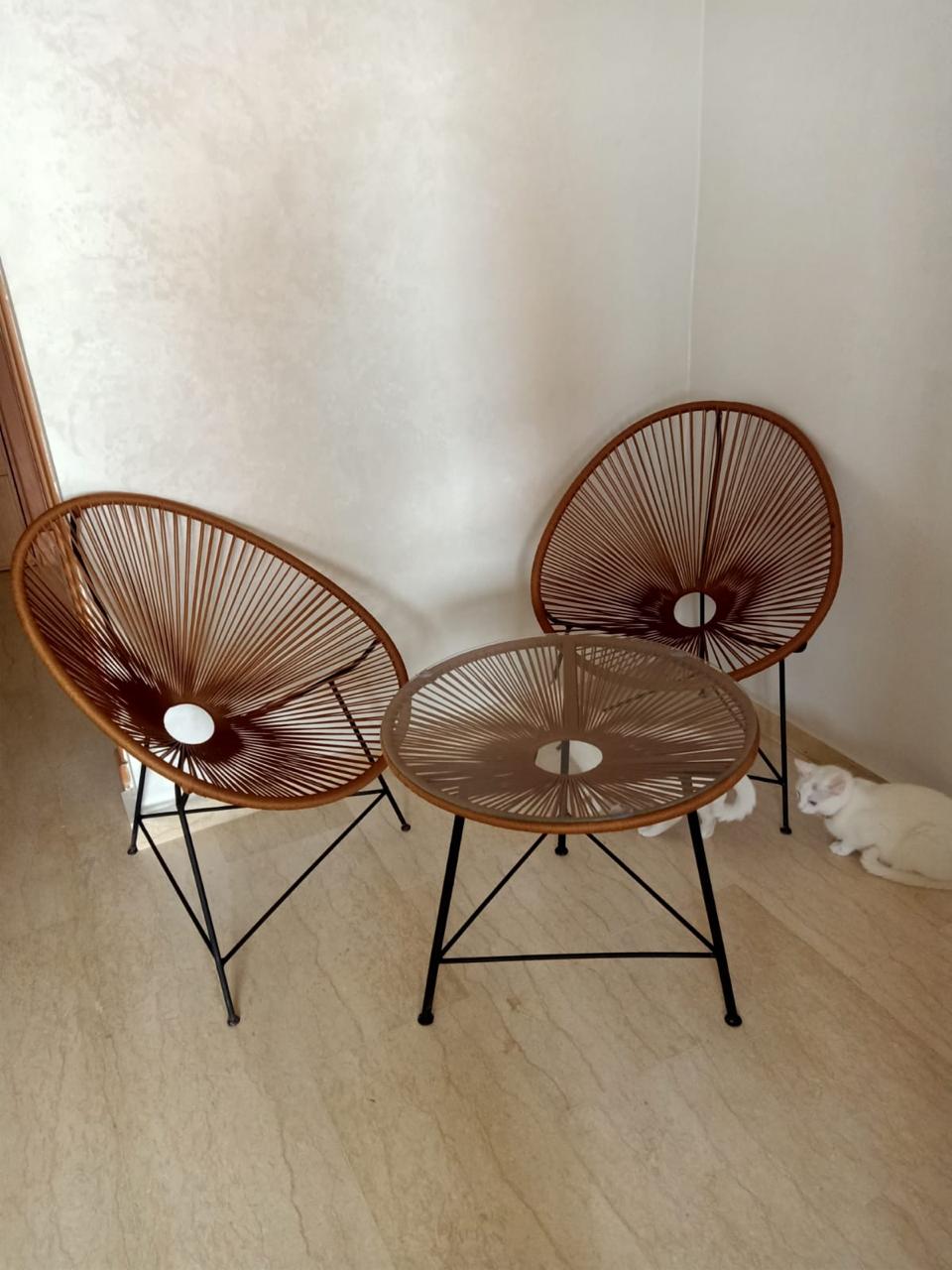 Pack AM J2 (2 Chaises + Table)