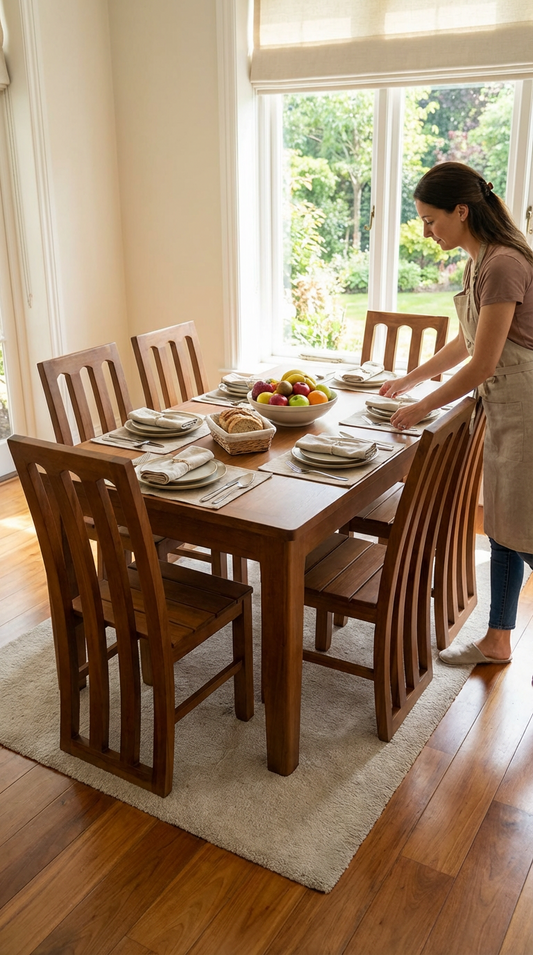 Table à Manger EVA (6 Chaises + Table)